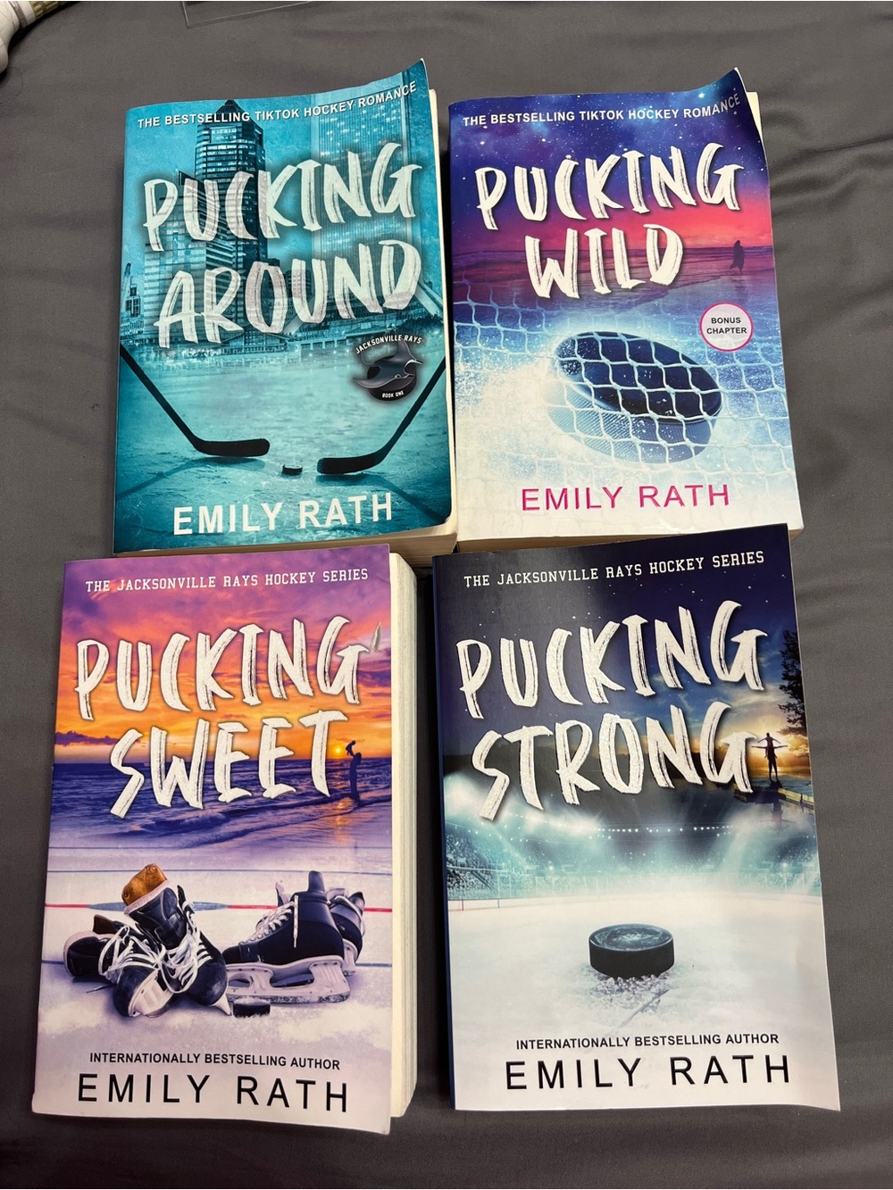 Emily Rath Jacksonville Rays Hockey Series 4 Book Bundle